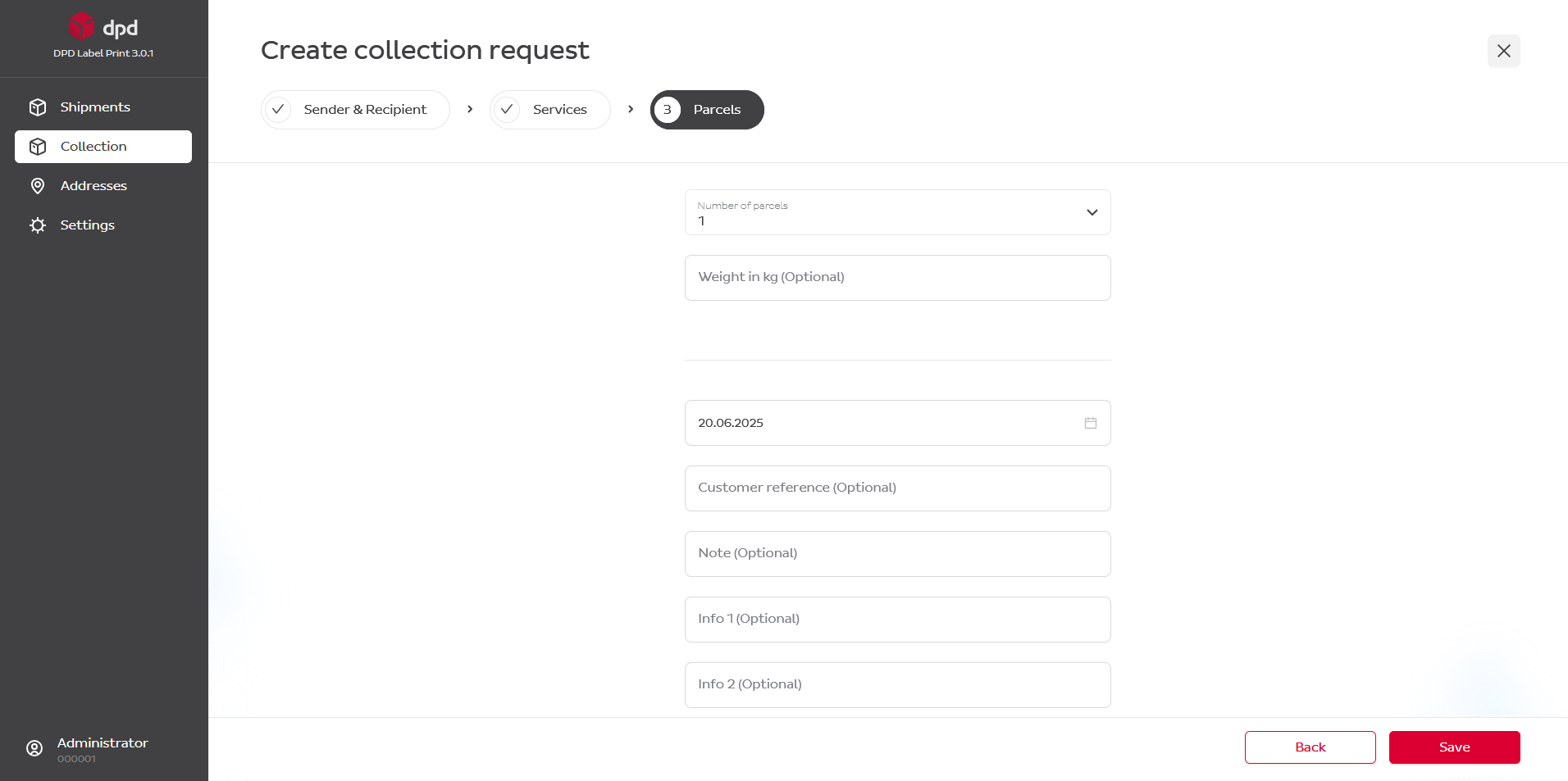 Collection request form (2)