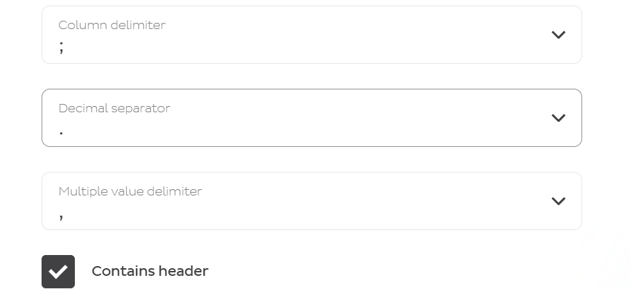 Profile default settings