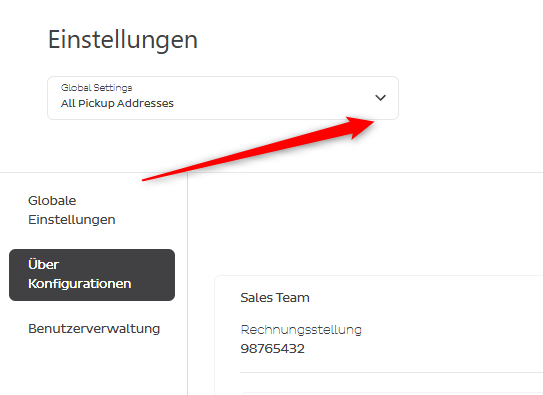 Nach dem Import — Aktualisieren