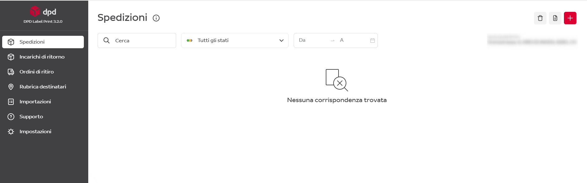Homepage — panoramica